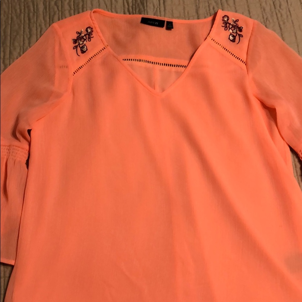 Coral shirt